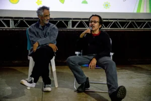 Bate-papo com Paulo Santos e Rafael Conde - Sessão Especial em Homenagem ao Uakti - Macacos Cine Fest / Foto: Luiza Wollny – Divulgação