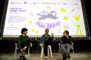 Bate-papo com Paulo Santos e Rafael Conde - Sessão Especial em Homenagem ao Uakti - Macacos Cine Fest / Foto: Luiza Wollny – Divulgação